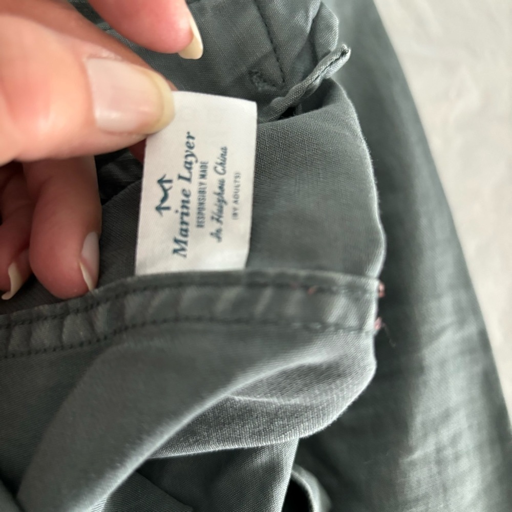 Marine Layer | Cotton Linen‎ Blend Charlotte Utility Jacket size XS - Picture 5 of 8